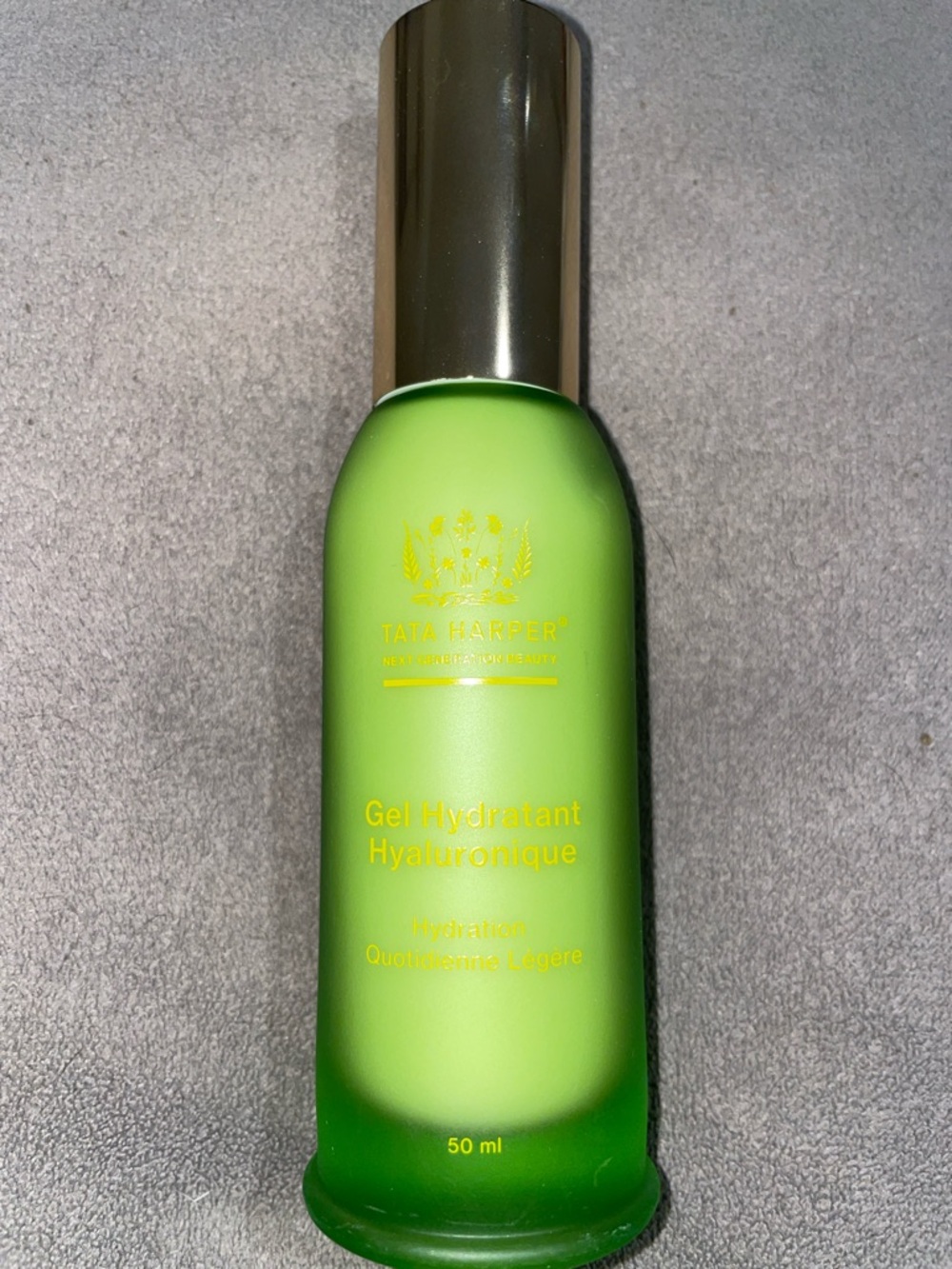 Tata Harper Green Frosted Hyaluronic Gel Moisturizer with Gold Cap NWT - Picture 10 of 12